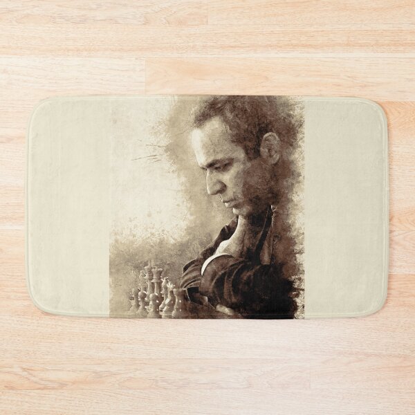 Item preview, Vintage Garry Kasparov ✪ The Legend ✪  Aesthetic Watercolor Portrait of a chess master designed and sold by Naumovski.