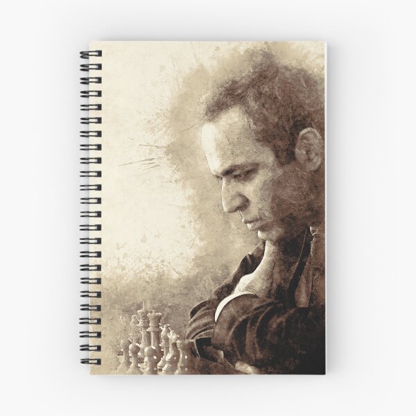 Item preview, Vintage Garry Kasparov ✪ The Legend ✪  Aesthetic Watercolor Portrait of a chess master designed and sold by Naumovski.