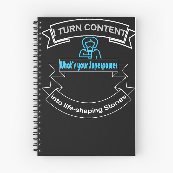 Item preview, I Turn Content into Life-shaping Stories Journalist Superpower T-shirt designed and sold by OmegaTees.