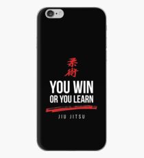 Sie gewinnen oder Sie lernen Jiu Jitsu iPhone-Hülle & Cover