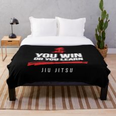 Sie gewinnen oder Sie lernen Jiu Jitsu Fleecedecke