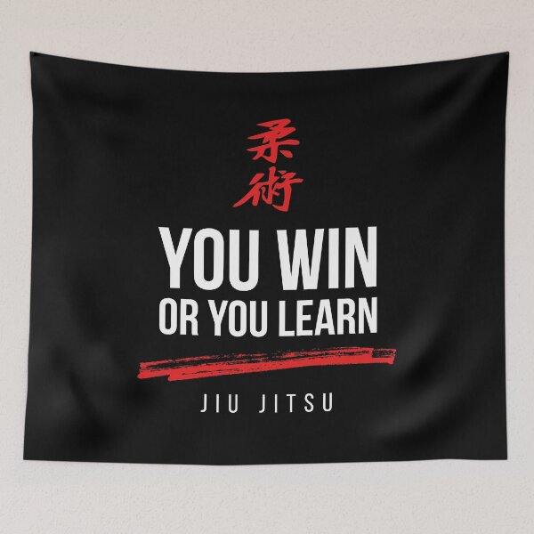 Item preview, You Win or You Learn Jiu Jitsu designed and sold by threadsmonkey.