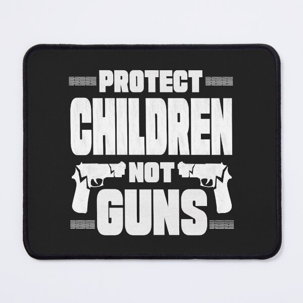 Item preview, protect children not guns - motivational Quote designed and sold by VichallanStudio.