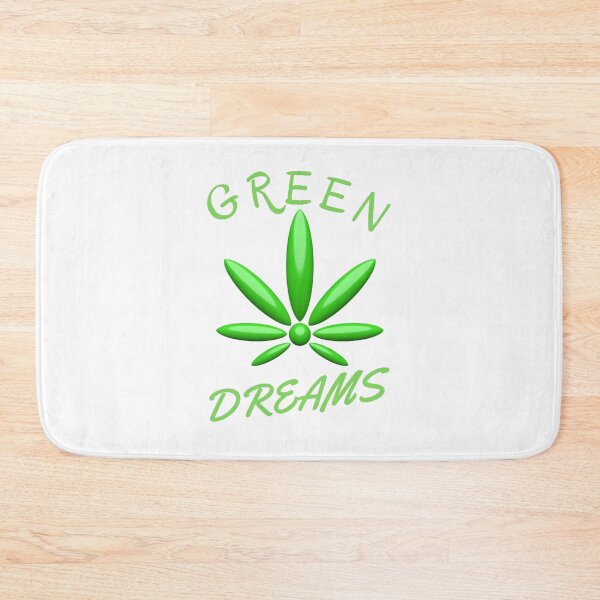 Aperçu de l'œuvre Green Dreams, Fumer de l'herbe tous les jours, Ganja, Cannabis, Marijuana, créée et vendue par BestDesignbySof.