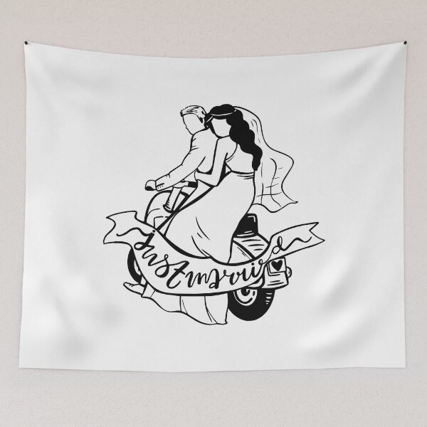 Item preview, Just married designed and sold by SolArt88.