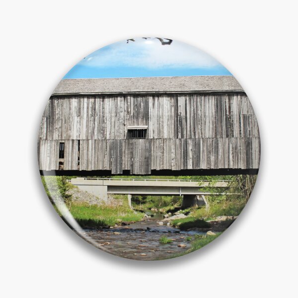Item preview, Moosehorn Creek Covered Bridge designed and sold by Kathleen Daley.