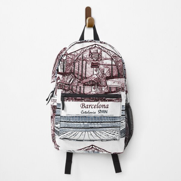 Item preview, Barcelona, Spain - Popular Market & Stadium designed and sold by leemcnut.