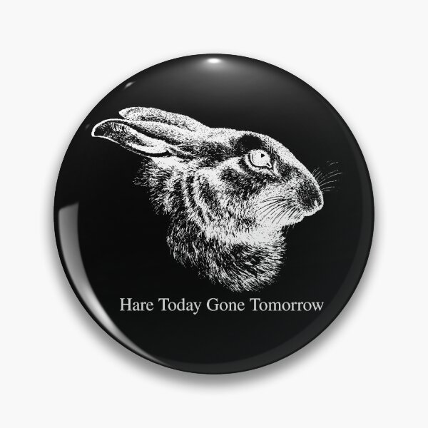 Item preview, Hare Today Gone Tomorrow Save Wildlife Rabbit designed and sold by stuartsemporium.