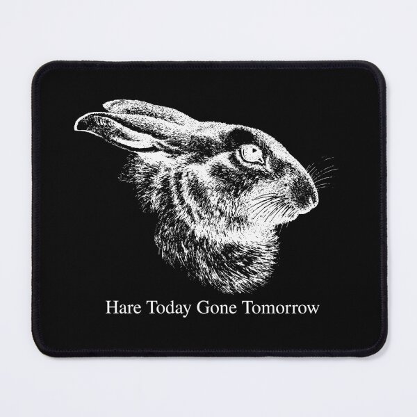 Item preview, Hare Today Gone Tomorrow Save Wildlife Rabbit designed and sold by stuartsemporium.