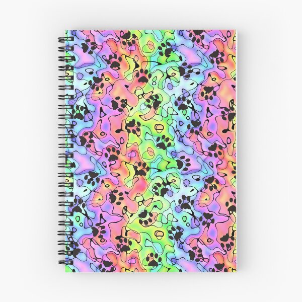 Item preview, Cats Footprints on Squiggly Loops Pattern designed and sold by EDDArt.
