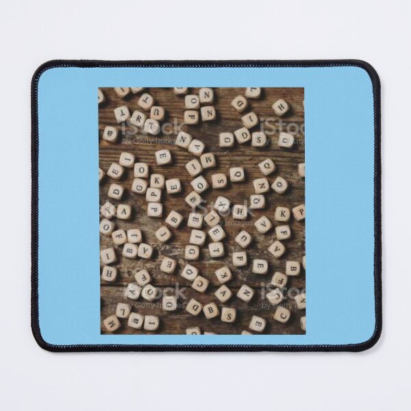 Item preview, English Letters In Small Cubes designed and sold by GittaMunch.