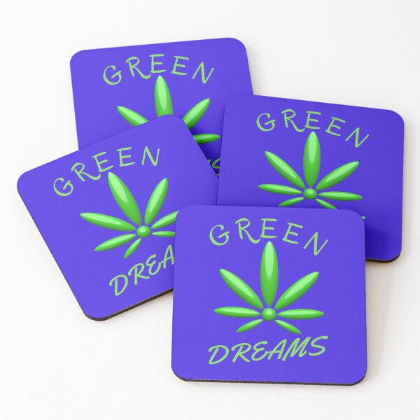Aperçu de l'œuvre Green Dreams, Fumer de l'herbe tous les jours, Ganja, Cannabis, Marijuana, créée et vendue par BestDesignbySof.