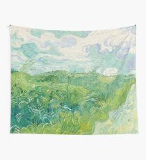Vincent van Gogh Green Wheat Fields, Auvers 1890 Painting Wall Tapestry