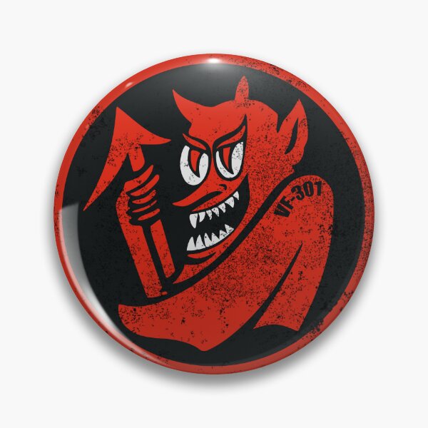 Item preview, VF-301 Fighter Squadron 301 Devil's Disciples (distressed) designed and sold by StrongVlad.