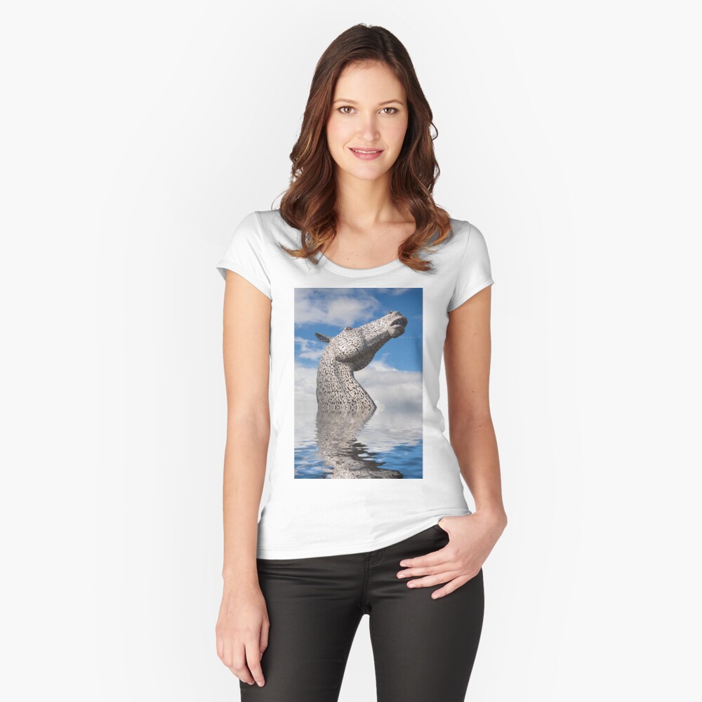Item preview, Fitted Scoop T-Shirt designed and sold by Focal-Art.