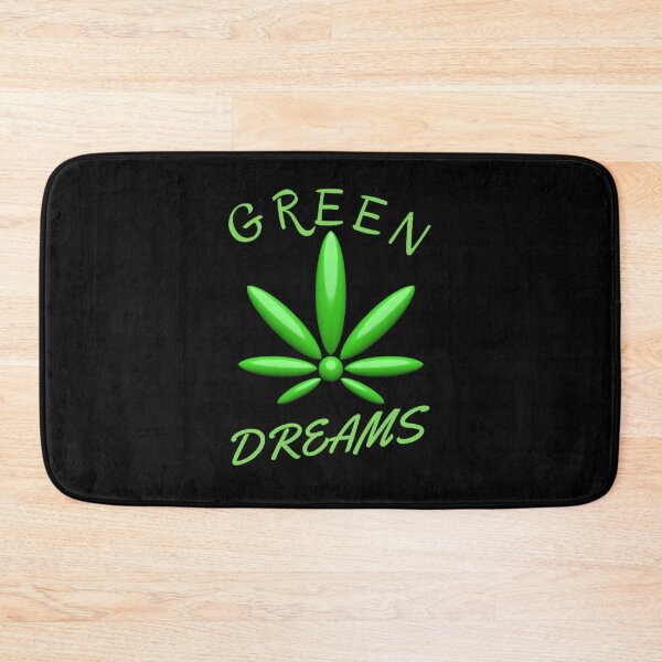 Aperçu de l'œuvre Green Dreams, Fumer de l'herbe tous les jours, Ganja, Cannabis, Marijuana, créée et vendue par BestDesignbySof.