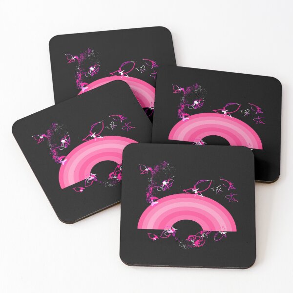 Item preview, Pink Rainbow Surrounded by Pink Firework  designed and sold by Artstastic.
