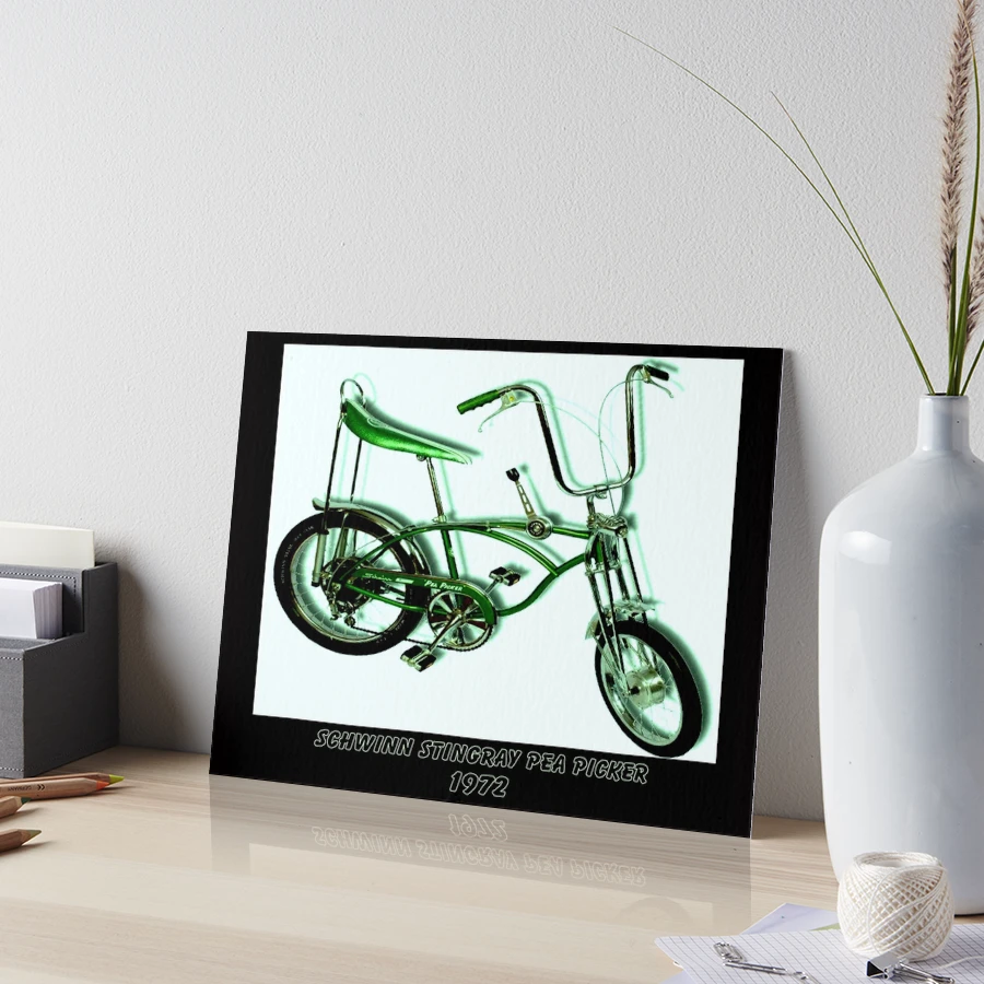 SCHWINN STINGRAY PEA PICKER: Vintage Cycle Print