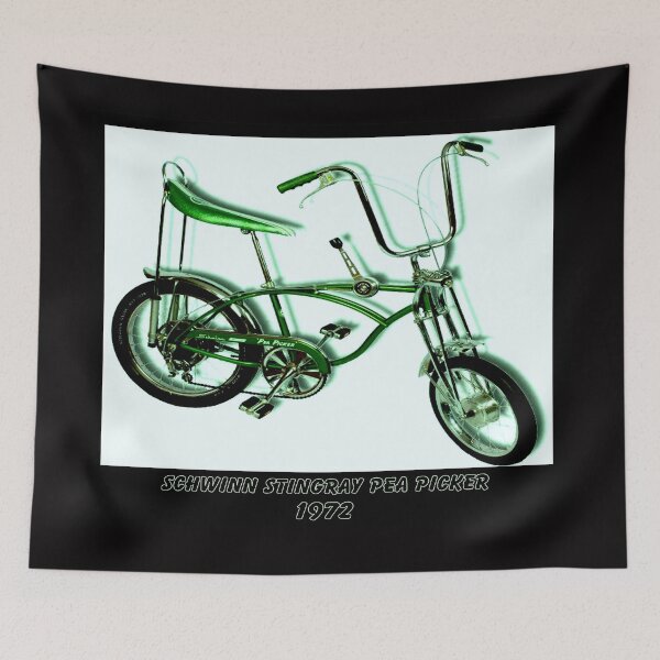 Artikelvorschau, SCHWINN STINGRAY PEA PICKER: Vintage Fahrraddruck entworfen und verkauft von posterbobs.