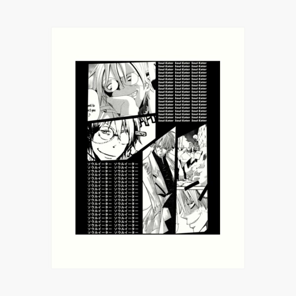 Soul Eater - Manga / Anime Series Art Print by Powlah C