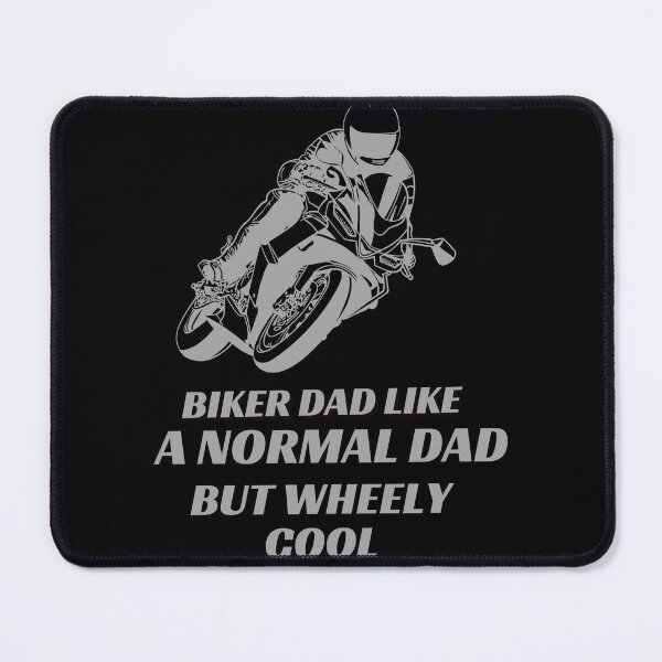 Item preview, Biker Dad Like A Normal Dad But Wheely Cool Graphic Shirt designed and sold by WilkDesign.