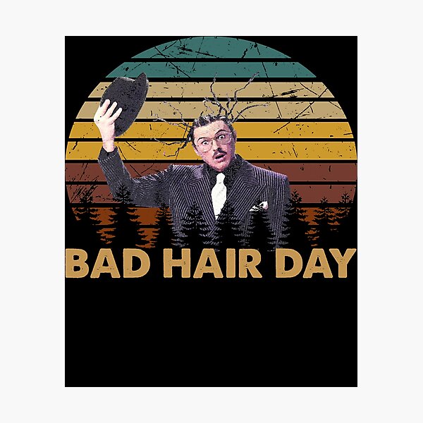 Vista previa del artículo con la obra «Hombres Mujeres Weird Al Arts Yankovic Bad Hair Day Regalo para todos», diseñado y vendido por henshawmark.