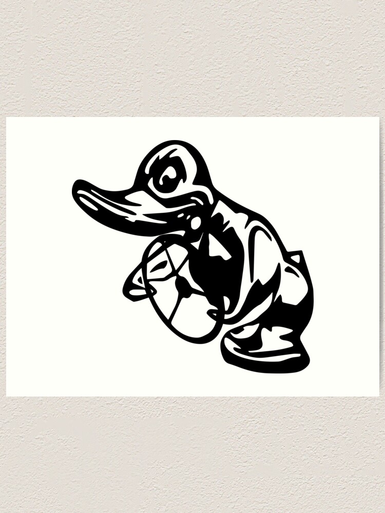 Turbo Duck Art Print by KevDesignSwiss