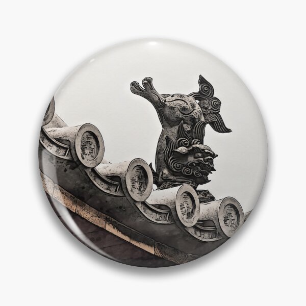Item preview, Japanese Roof Figure Watercolour designed and sold by SofiaAlves.