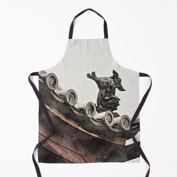 Item preview, Japanese Roof Figure Watercolour designed and sold by SofiaAlves.