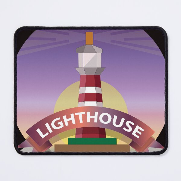 Item preview, Lighthouse Sign and Illustration designed and sold by karyalangit.