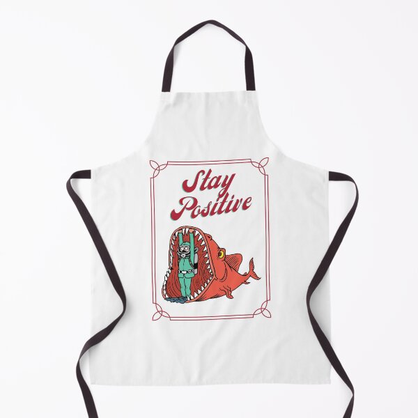 Item preview, This Is Me Funny Stay Positive Shark Attack Retro Comedy designed and sold by RedTomasB.