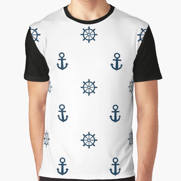 Anchors and Wheels Graphic T-Shirt