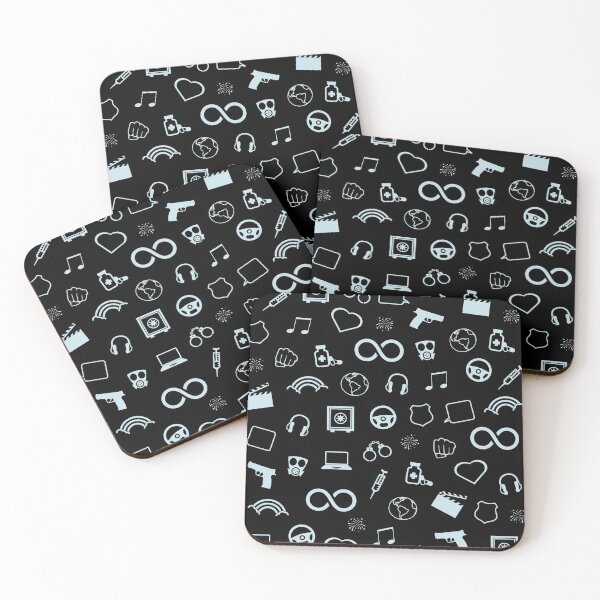 Item preview, Sense8 pattern - light blue designed and sold by manuluce.