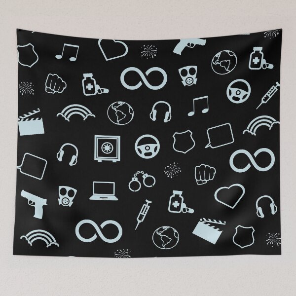 Item preview, Sense8 pattern - light blue designed and sold by manuluce.