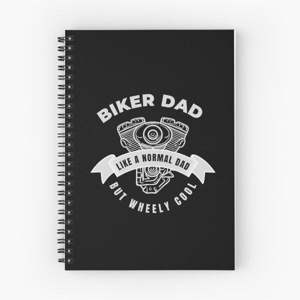 Item preview, Biker Dad Like A Normal Dad But Wheely Cool Graphic Shirt designed and sold by WilkDesign.