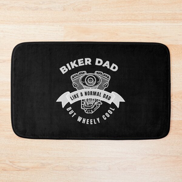 Item preview, Biker Dad Like A Normal Dad But Wheely Cool Graphic Shirt designed and sold by WilkDesign.