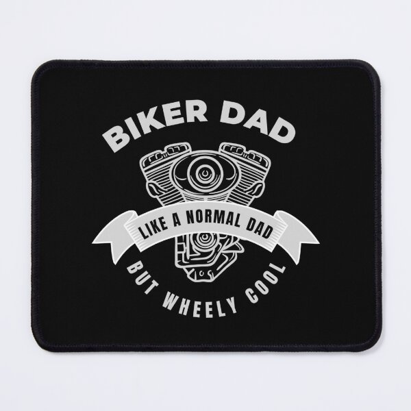 Item preview, Biker Dad Like A Normal Dad But Wheely Cool Graphic Shirt designed and sold by WilkDesign.
