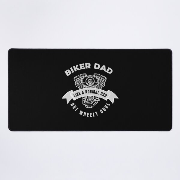 Item preview, Biker Dad Like A Normal Dad But Wheely Cool Graphic Shirt designed and sold by WilkDesign.