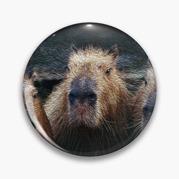 Item preview, 3 Capybaras chilling designed and sold by friendlyfauna.