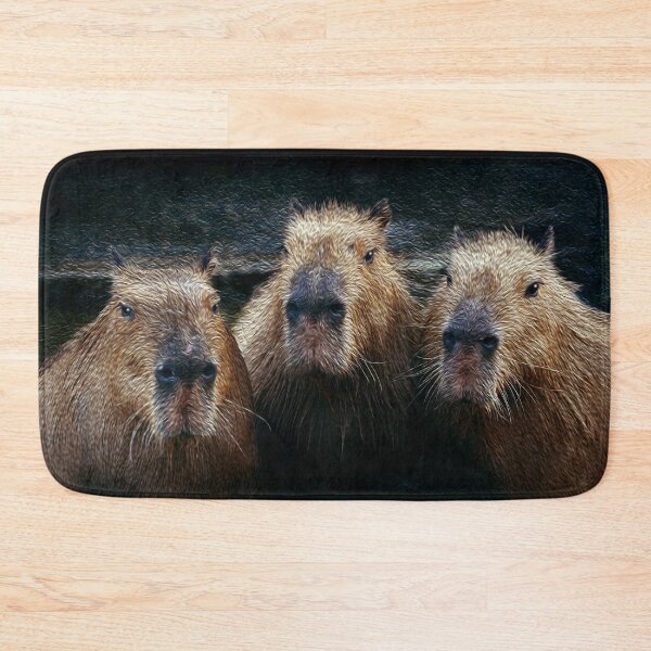 Item preview, 3 Capybaras chilling designed and sold by friendlyfauna.