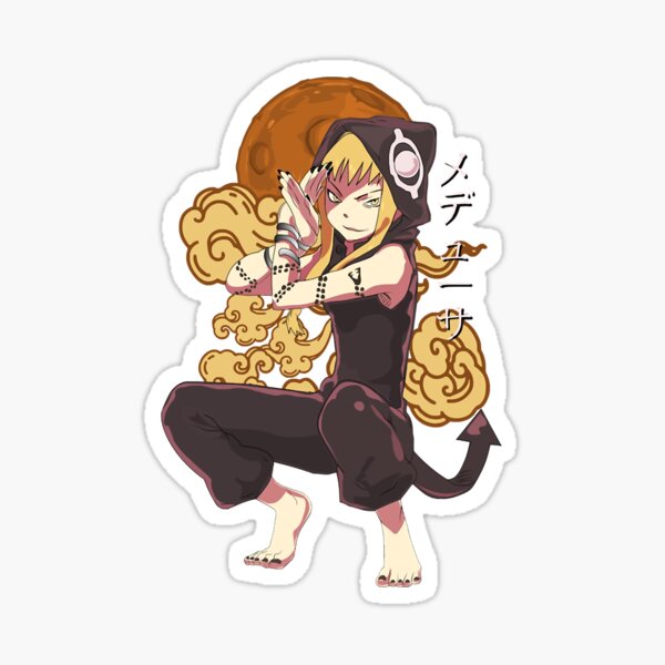 Medusa Soul Eater Soru Ita Manga Panel Anime Design  Sticker for