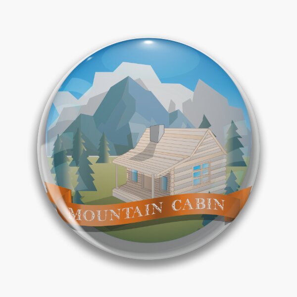 Item preview, Mountain Cabin Sign and Badge designed and sold by karyalangit.