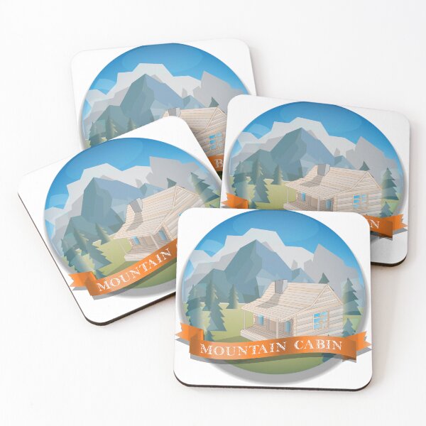 Item preview, Mountain Cabin Sign and Badge designed and sold by karyalangit.