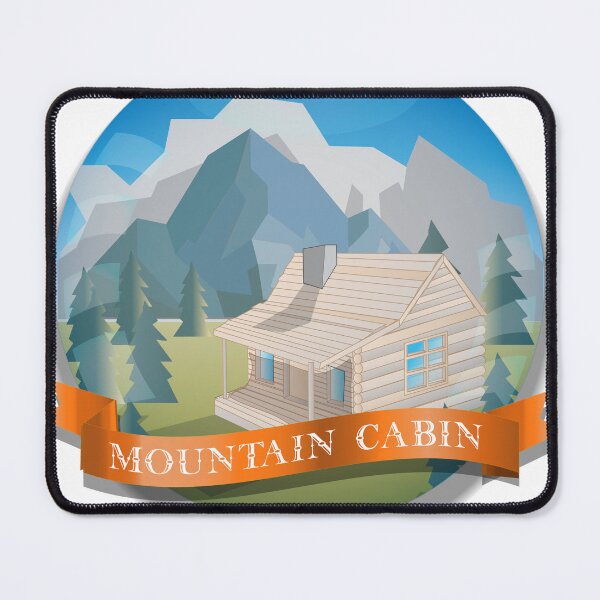 Item preview, Mountain Cabin Sign and Badge designed and sold by karyalangit.
