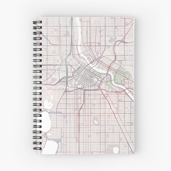 Item preview, Minneapolis Map, Minneapolise City, Minnesota USA City designed and sold by TheRedFinch.