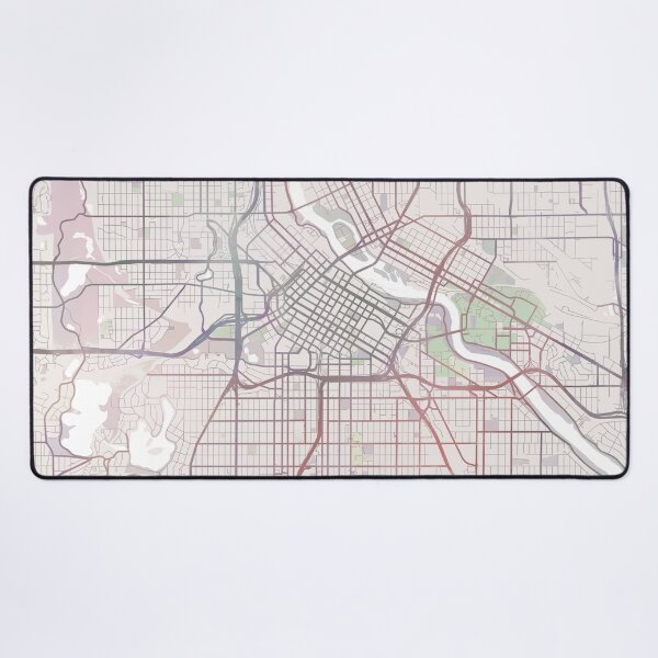 Item preview, Minneapolis Map, Minneapolise City, Minnesota USA City designed and sold by TheRedFinch.