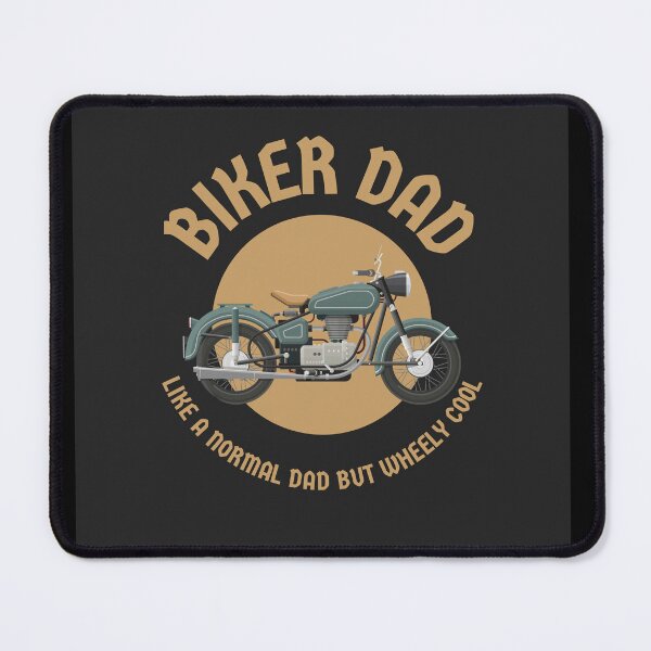 Item preview, Biker Dad Like A Normal Dad But Wheely Cool Graphic Shirt designed and sold by WilkDesign.