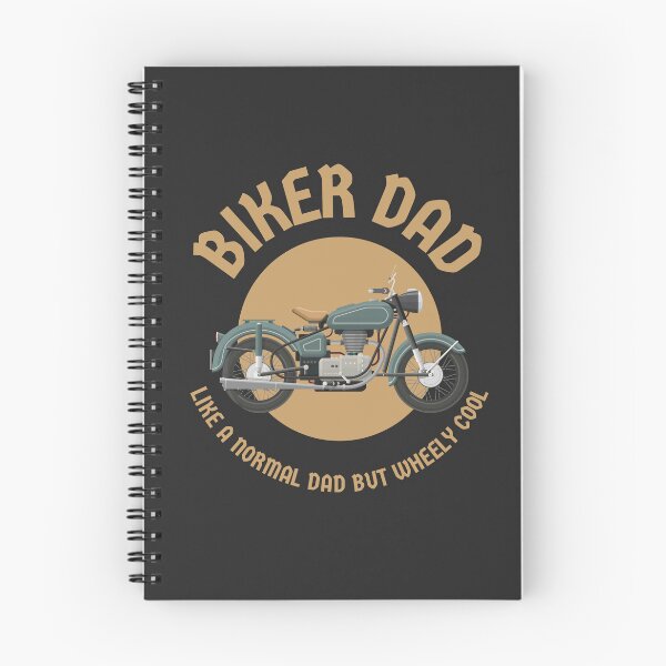 Item preview, Biker Dad Like A Normal Dad But Wheely Cool Graphic Shirt designed and sold by WilkDesign.