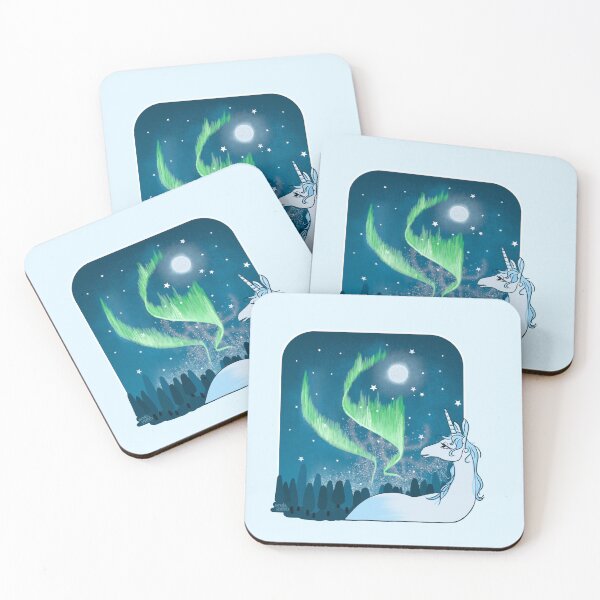 Item preview, The Last Unicorn & Northern lights designed and sold by Aurealis Creatief.