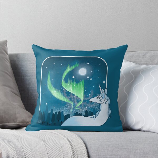 Item preview, The Last Unicorn & Northern lights designed and sold by Aurealis.